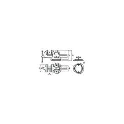 Etau Dolex Ouverture 130 mm Serre-tubes Base Tournante Série 80 - 85 T 85T