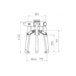 Extracteur Interieur-Exterieur 25 - 75mm SAM Outillage - EX-138-3