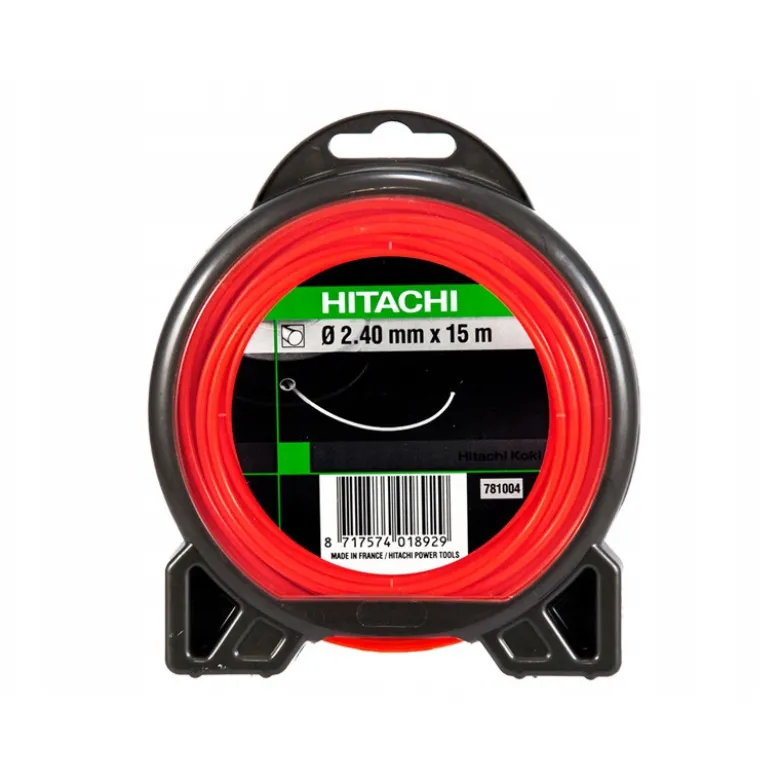 Fil nylon rond 2,4mm 77gr L.15m (orange) Hikoki - 781004