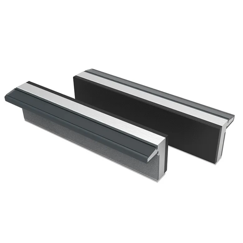 Fixation magnétique 125 mm pour étau Type G : aluminium + caoutchouc Dolex 125G