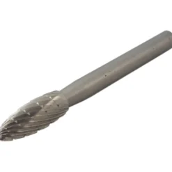 Fraise Tige D. 6X60Mm Hss Flamme D. 6X20Mm Avec Bout Arrondi SAM Outillage - 19666