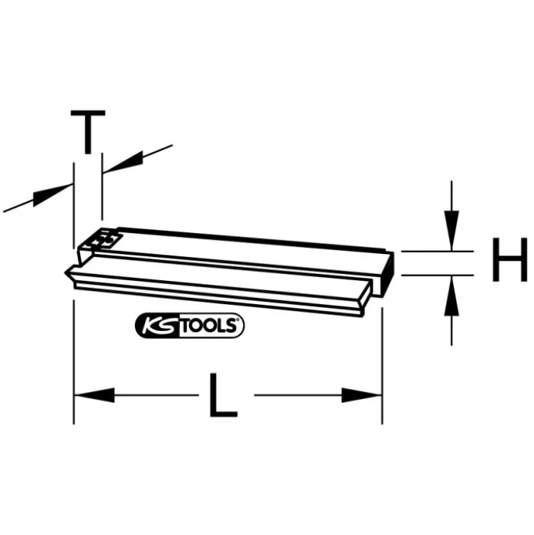 Gabarit de contour pour largeur de travail de 500 mm - KS TOOLS 140.2147