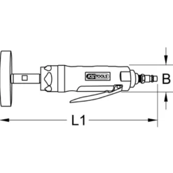 Gommeuse pneumatique 3/8" KS TOOLS 515.5445