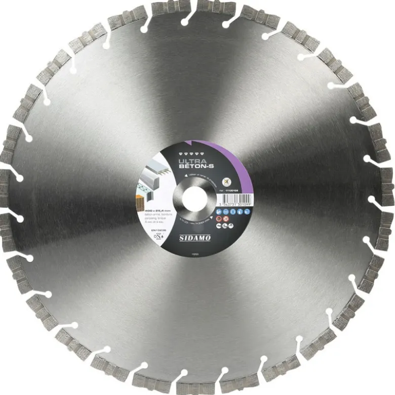 Grand Disque Diamant ULTRA BETON-S 400 mm SIDAMO 11130109