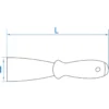 Grattoir Point De Soudure L: 15 X 218Mm King Tony - 9CJ3105L