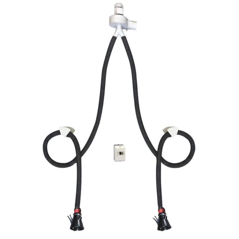 Groupe d'aspiration de gaz double descente 2x5m ø100mm CLAS AG 0021