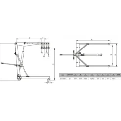 Grue 2t pliable CLAS OH 0338