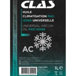 Huile climatisation pao iso68 universelle 1l CLAS CO 6137