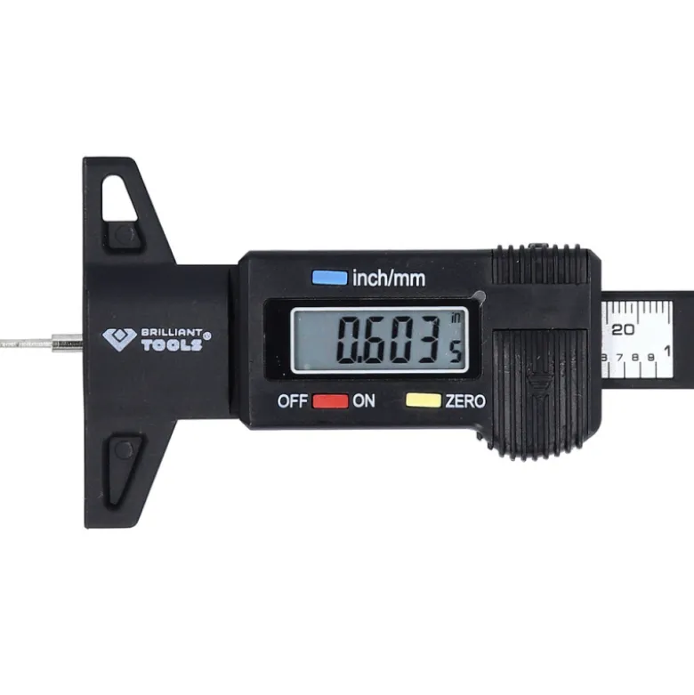 Jauge de profondeur digitale 0-25mm BRILLIANT TOOLS - BT114903