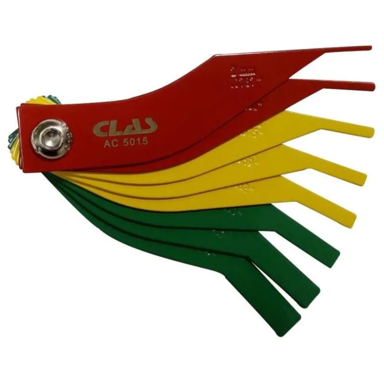 Jauge metal mesure epaisseur garnitures de freins CLAS AC 5015
