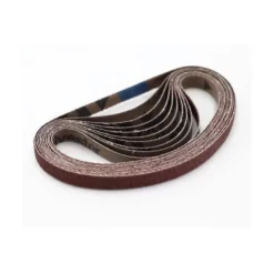 Jeu de 10 bandes abrasives pour ponceuse à bande - 10 x 330 - Airoutil