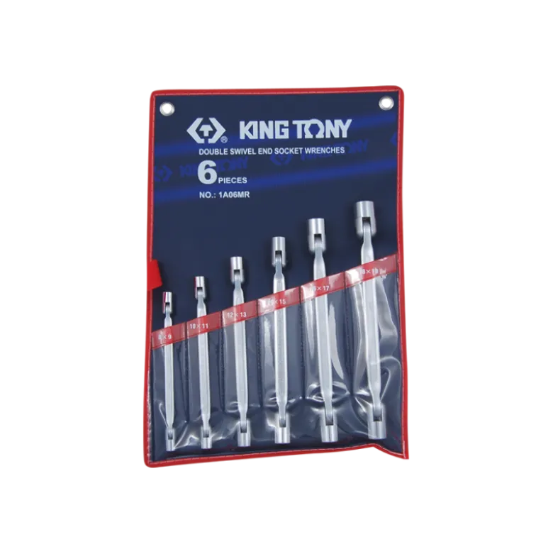 Jeu De 6 Clés À Douilles Articulées King Tony - 1A06MR