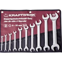 Jeu de 10 clés à fourche 6 à 32 mm Kraftwerk 3553R