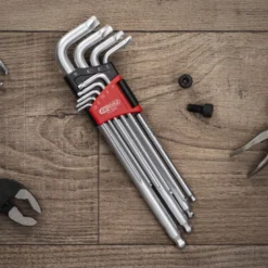 Jeu de 9 clés mâles vis abîmées TORSION Power 6 pans KS Tools 151.2800