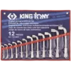 Jeu De 12 Clés À Pipe Débouchées De 8 À 24Mm 6X6Pans King Tony - 1912MR1