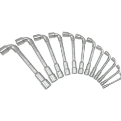 Jeu de 12 Clés à Pipe débouchées 6 pans x 6 pans KS TOOLS 517.0442