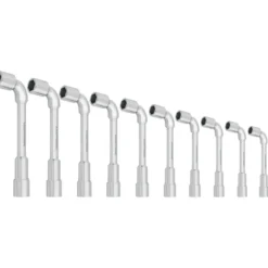 Jeu de 10 clés à pipe débouchées 6 x 6 pans KRAFTWERK 2597-99