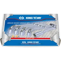 Jeu De 16 Clés À Pipe 8 À 19,21,22,23,24Mm 6X6Pans King Tony - 1916MR