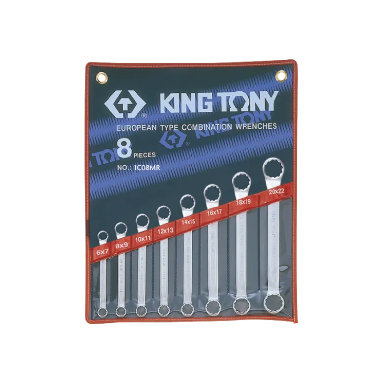 Jeu De 8 Clés Polygonales Droites King Tony - 1C08MR