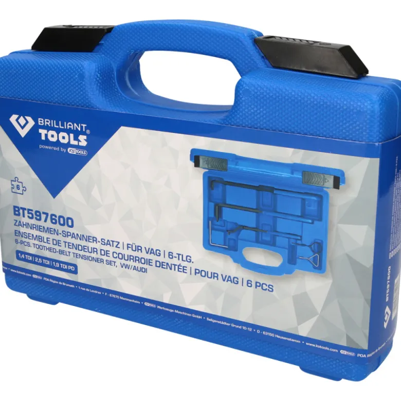 Jeu de clés pour galets tendeurs de courroie VAG 6pcs BRILLIANT TOOLS - BT597600
