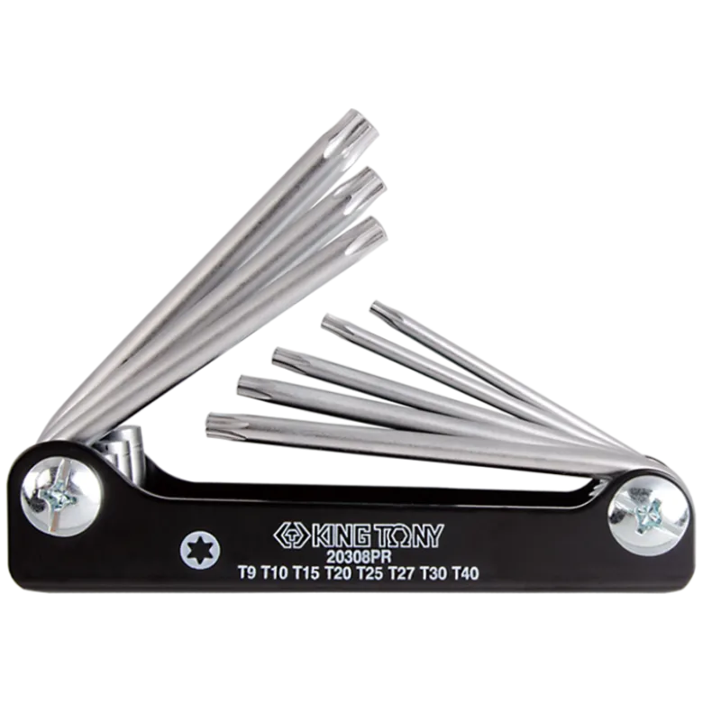 Jeu De 8 Clés Torx King Tony - 20308PR