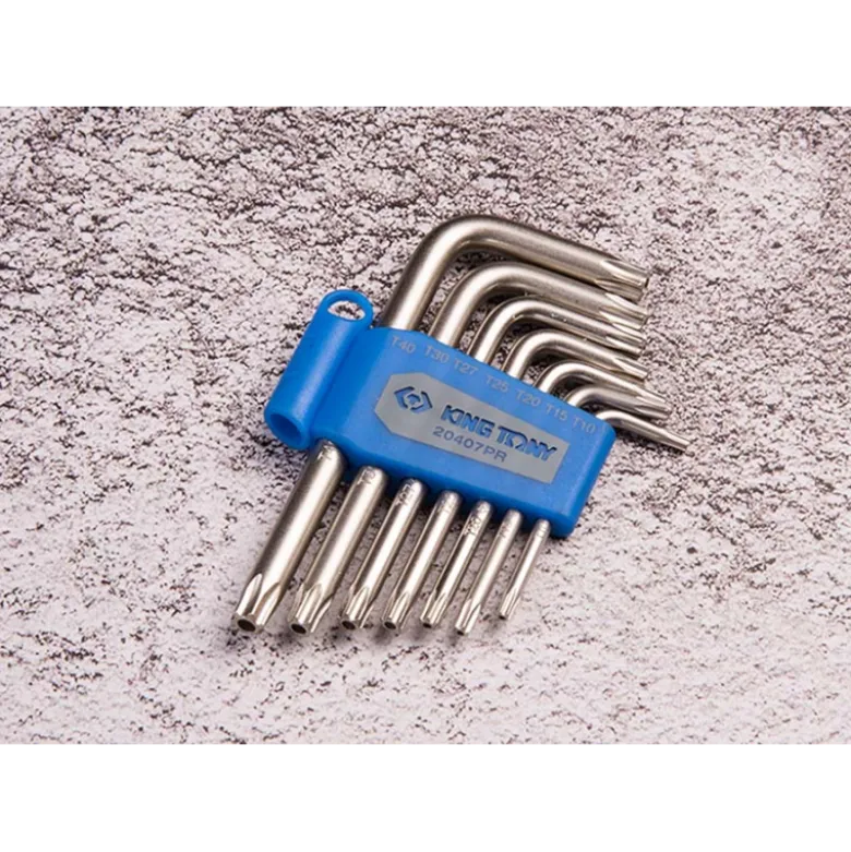 Jeu De 7 Clés Torx Tamper King Tony - 20407PR