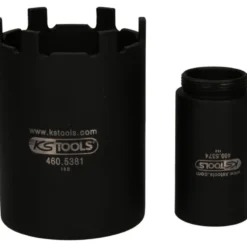 Jeu de douille à 6 ergots Ø 71,5 mm avec tube de centrage pour Mercedes, 2 pcs KS TOOLS 460.5380