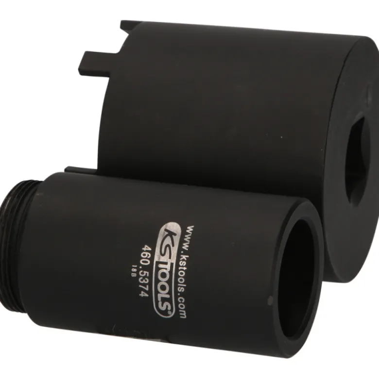 Jeu de douille à 6 ergots Ø 63 mm avec tube de centrage pour Mercedes, 2 pcs KS TOOLS 460.5625
