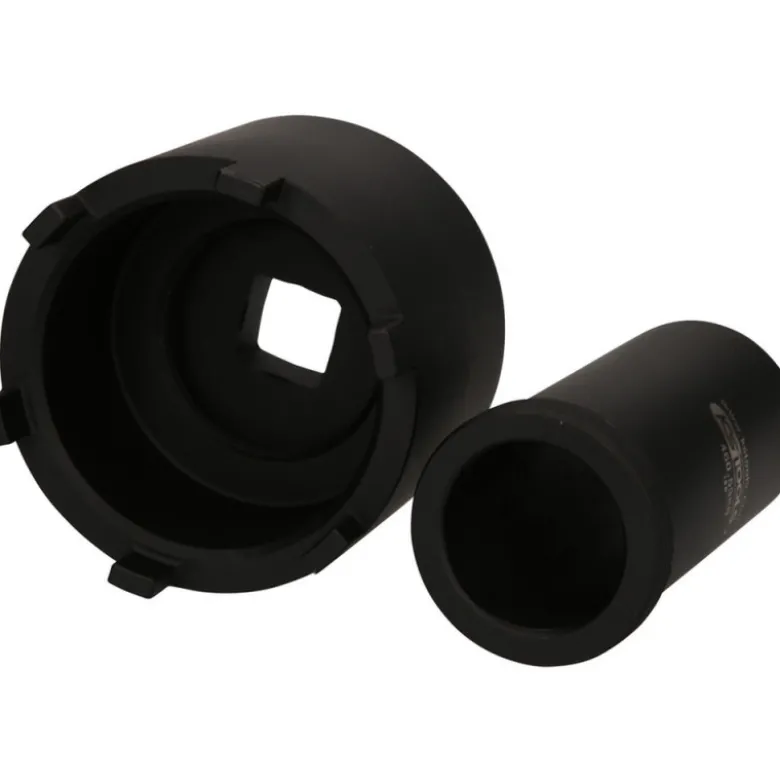 Jeu de douille à 6 ergots Ø 75 mm avec tube de centrage pour Mercedes, 2 pcs KS TOOLS 460.5630