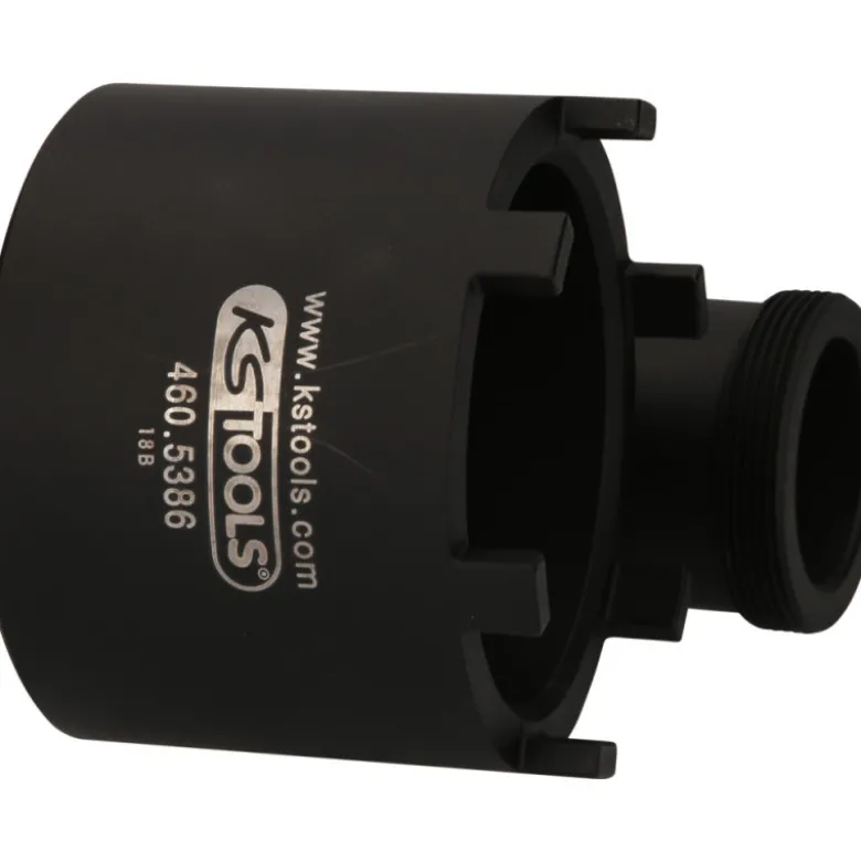 Jeu de douille à 6 ergots Ø 75 mm avec tube de centrage pour Mercedes, 2 pcs KS TOOLS 460.5630