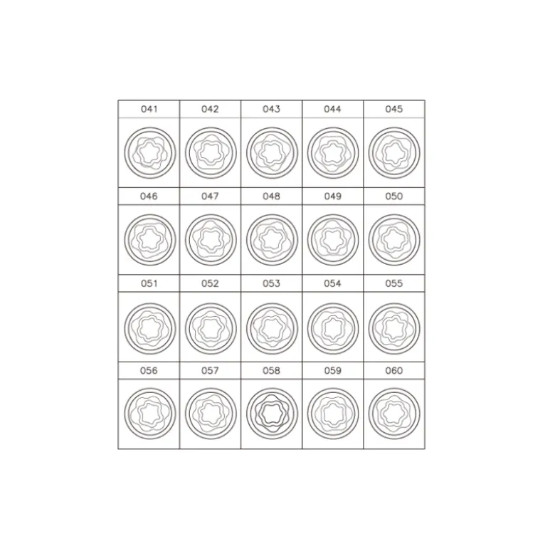 Jeu De Douilles Pour Écrou Antivol Bmw - 20 Pcs King Tony - 9BW0220