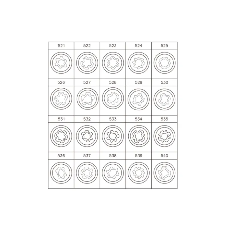 Jeu De Douilles Pour Écrou Antivol Vw - 20 Pièces King Tony - 9BW0120