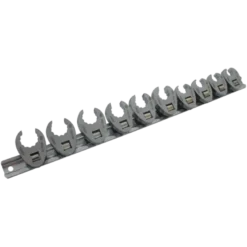 Jeu De 10 Embouts Crowfoot 12 Pans 10 À 19Mm Sur Rack King Tony - 1E10MR