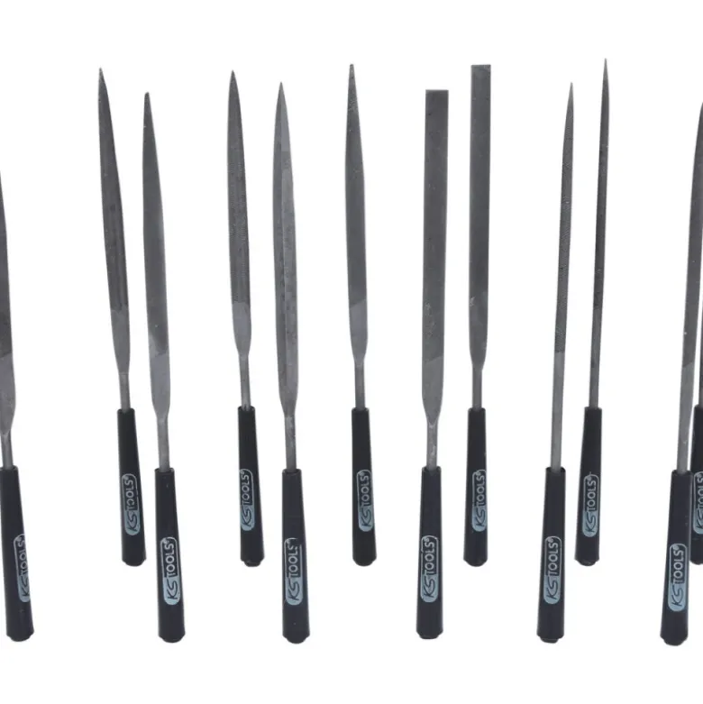 Jeu de 12 limes aiguilles L.145 mm KS TOOLS 140.3050