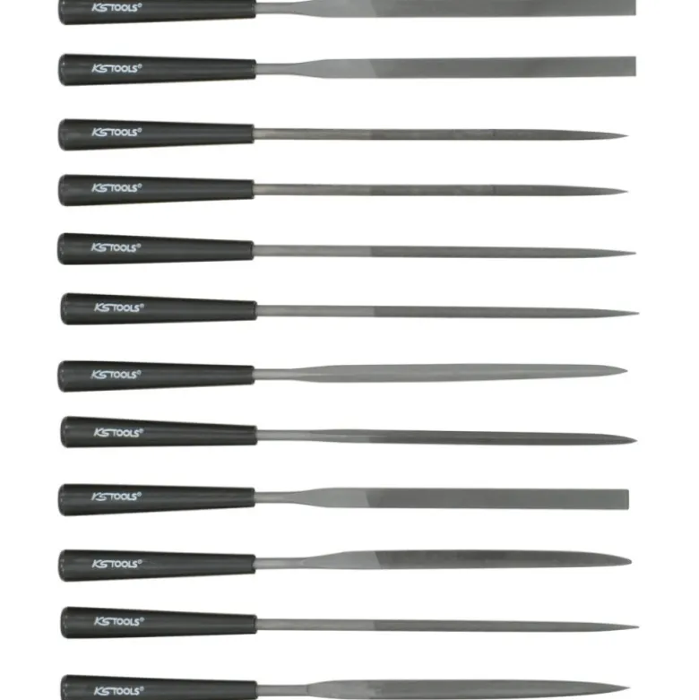 Jeu de 12 limes aiguilles L.145 mm KS TOOLS 140.3050