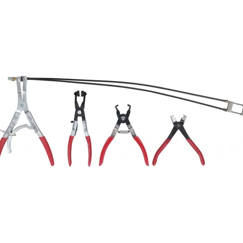 Jeu de pinces pour colliers auto serrants KS TOOLS 115.1104