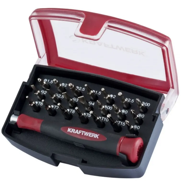 Jeu de tournevis de précision universel 4 mm KRAFTWERK 3180