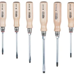Jeu de 6 tournevis Ergotorque Bois - KS TOOLS 300.1100