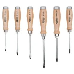 Jeu de 6 tournevis Ergotorque Boismax à lame traversante 300.1050
