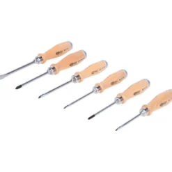 Jeu de 6 tournevis Ergotorque Boismax à lame traversante 300.1050