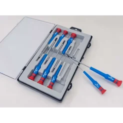 Jeu De 8 Tournevis Longs De Précision Phillips Et À Fente King Tony - 32118MR