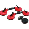 Jeu de ventouses double pour pare brise et sangles 3 pièces KS TOOLS 140.1010