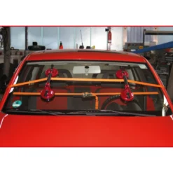 Jeu de ventouses double pour pare brise et sangles 3 pièces KS TOOLS 140.1010