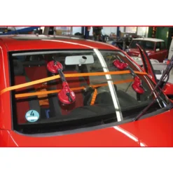 Jeu de ventouses double pour pare brise et sangles 3 pièces KS TOOLS 140.1010
