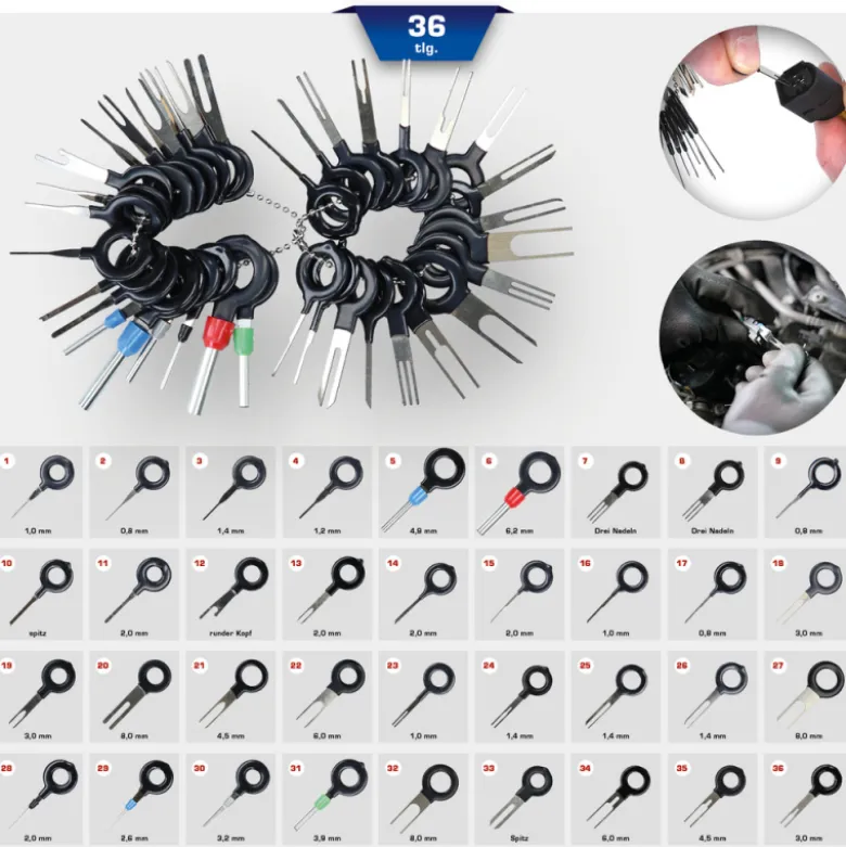 Jeu d'extracteurs de cosses 36pcs BRILLIANT TOOLS - BT511230