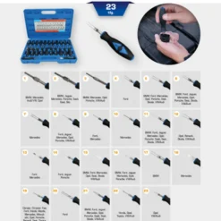 Jeu d’extracteurs de cosses pour connecteurs 23pcs BRILLIANT TOOLS - BT511100