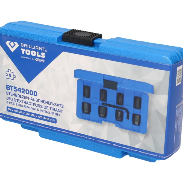 Jeu d’extracteurs de goujons 9pcs BRILLIANT TOOLS - BT542000