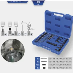 Jeu d’extracteurs de vis 25pcs BRILLIANT TOOLS - BT541900