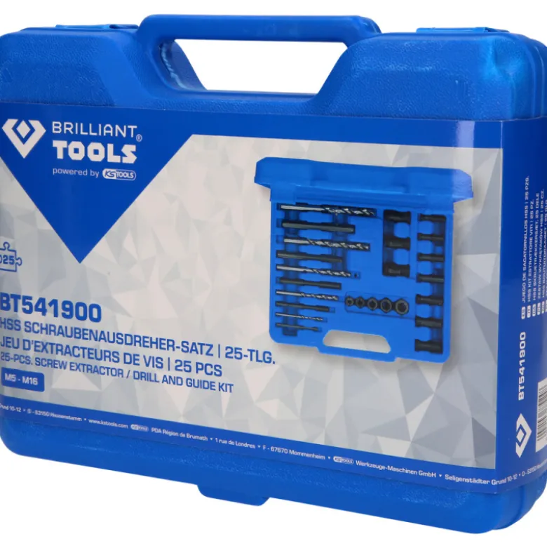 Jeu d’extracteurs de vis 25pcs BRILLIANT TOOLS - BT541900