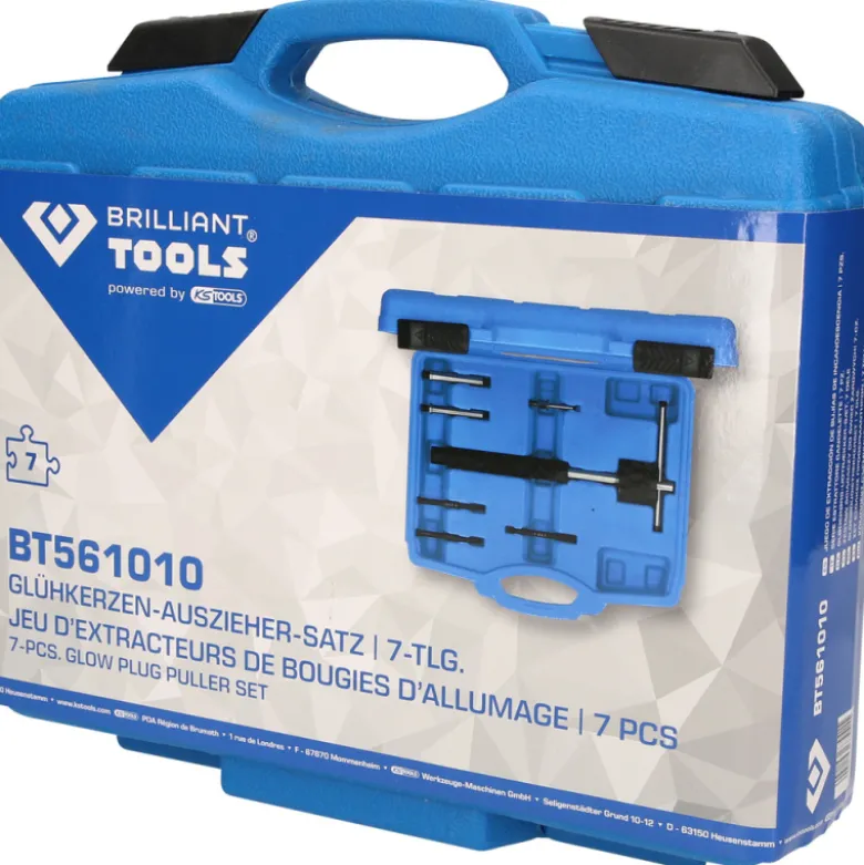 Jeu d’extracteurs pour bougies de préchauffage 7pcs BRILLIANT TOOLS - BT561010